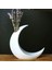 Ay Şeklinde Vazo 3D Yazıcı ile Üretilmiş 21 cm 1