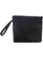 Baskısız Fermuarlı Siyah Clutch 4'lü Çanta 2