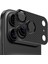 Apple iPhone 17 Pro Uyumlu Tam Kaplayan Carbon Fiber Tasarım Kamera Lens 1