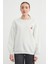 3 Iplik Kiraz Baskılı Oversize Sweatshirt 5