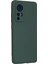 Xiaomi Mi 12 Kılıf Nano Içi Kadife Silikon - Koyu Yeşil 3