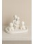 El Yapımı Aile Figürlü Dekoratif Set – Sarılan Çift & Çocuk Figürleri (Tepsi 19X9 Cm) 8