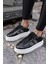 Zanıolo Kadın Siyah Taş Detay Sneaker 5
