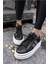 Zanıolo Kadın Siyah Taş Detay Sneaker 6