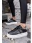Zanıolo Kadın Siyah Taş Detay Sneaker 7