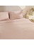 Teora %100 Pamuk Dantelli Çift Kişilik Nevresım Takımı Pudra 6