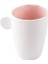 Round Pembe Porselen Ikili Kupa Seti 220ML 2