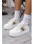 Zanıolo Kadın Beyaz Taş Detay Sneaker 6