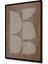 Dekoratif Ahşap Dikdörtgen Tablo Soyut Sanat Formları Çerçeve Görünümlü 2