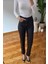 Kaplamalı Boyfit Jean- Siyah 7