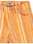 Çizgili Turuncu Yazlık Erkek Çocuk Bermuda Şort 3