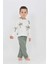 Erkek Çocuk Palmiye Baskılı Pijama Takım 1