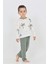 Erkek Çocuk Palmiye Baskılı Pijama Takım 3