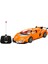 1:18 Ölçek USB Şarjlı Işıklı Fonksiyonel Turuncu Lambo Oyuncak Araç 1