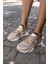 Mojca Kadin Bej File Detay Sneakers 6