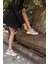 Mojca Kadin Bej File Detay Sneakers 7