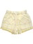 Recycle Özel Dokuma Sarı Yazlık Kız Çocuk Şort 3