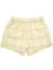 Recycle Özel Dokuma Sarı Yazlık Kız Çocuk Şort 6