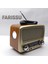 BK-330 Retro Güneş Enerjili (Solar) Radyo, Taşınabilir Mp3 Oynatıcı, Fm/am/sw Radyo ve Fener 5
