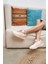 Fabiana Kadın Beyaz Pudra Seffaf Airtaban Detay Sneakers 3
