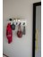 Raflı 5 Askılı Portmanto Duvar Askılığı, Elbise Askılığı, Modern Tasarım Organizer Askılık 3