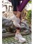 Yannis Kadin Pudra Trıko Sneakers 5