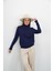 Yarım Balıkçı Yaka Triko-Lacivert 1