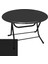 Klasik Katlanır Werzalit Yuvarlak Tabla Masa 107CM - Siyah 1