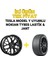 Tesla Model Y Uyumlu Nokian 255/45R19 Yaz Lastigi 4 Adet YILI:2023 + KM3419 19" Jant 4 Adet 1
