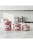 3’lü Bird Studio Pembe Renk Kuş Desenli Emaye Tezgah Üstü Kavanoz Takımı - 950-650-400 Ml. 3