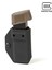 Mas Tactical® Kydex Iç Taşıma Şarj Kılıfı 9mm Glock Siyah 1