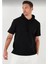 Mdb Unisex Kapşonlu Kısa Kol Düz Oversize Tshirt Iyah 1