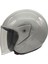 Motosiklet ve Bisiklet Yarım Açık Kask Motor Kaskı Gri 2
