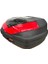 Motosiklet Basic 50 Lt Arka Çanta Motor Tur Çantası Top Case 50 Litre Hacim Siyah 4