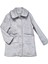 Örme Kumaş Gri Kışlık Kız Çocuk Kaban 2
