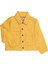 %100 Pamuk Sarı Ince Denim Yazlık Unisex Çocuk Ceket 1