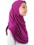 Pratik Hazır Geçmeli Çocuk Şal Fuşya 4