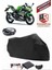Kawasaki Ninja 400 Motor Brandası Siyah Arka Çanta Uyumlu Motorsiket Brandası Motor Örtüsü Çadır Su Geçirmez Motosiklet Kılıfı Motor Brandası 1