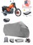 Mz Etz 251 Arka Çanta Uyumlu (Gri) Motorsiket Brandası Motor Örtüsü Çadır Su Geçirmez Motosiklet Kılıfı Motor Brandası 1