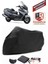 Suzuki Burgman An 650 Abs Siyah Motorsiket Brandası Motor Örtüsü Çadır Su Geçirmez Motosiklet Kılıfı Motor Brandası 1