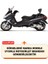 Piaggio X8 200 Siyah Motorsiket Brandası Motor Örtüsü Çadır Su Geçirmez Motosiklet Kılıfı Motor Brandası 2