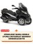 Piaggio Mp3 250 Kilit ve Arka Çanta Uyumlu Motosiklet Brandası (Siyah Renk) Motorsiket Brandası Motor Örtüsü Çadır Su Geçirmez 2