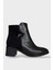 Taş Detaylı Kalın Topuklu Kadın Bot Siyah 1