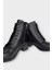 Kadın Bağcık Detaylı Fermuarlı Kalın Topuk Bot Siyah 3