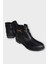 Kadın Tarz Toka Detaylı Günlük Klasik Bot Siyah 3