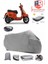 Vespa Gts 300 Super Motor Brandası Gri Arka Çanta Uyumlu Motorsiket Brandası Motor Örtüsü Çadır Su Geçirmez Motosiklet Kılıfı Motor Brandası 1