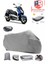 Yamaha Yp 250 R x Max Motor Brandası Gri Arka Çanta Uyumlu Motorsiket Brandası Motor Örtüsü Çadır Su Geçirmez Motosiklet Kılıfı Motor Brandası 1