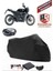 Zontes 155 G1 Motor Brandası Siyah Arka Çanta Uyumlu Motorsiket Brandası Motor Örtüsü Çadır Su Geçirmez Motosiklet Kılıfı Motor Brandası 1