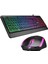 Everest KM-R59 Forza Plus Siyah USB Rainbow Backlight Q Klavye + 1200 Dpi Mouse Set 1