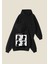 Catgang Baskılı Siyah Unisex Boxy Fit Hoodie Sweatshirt 1